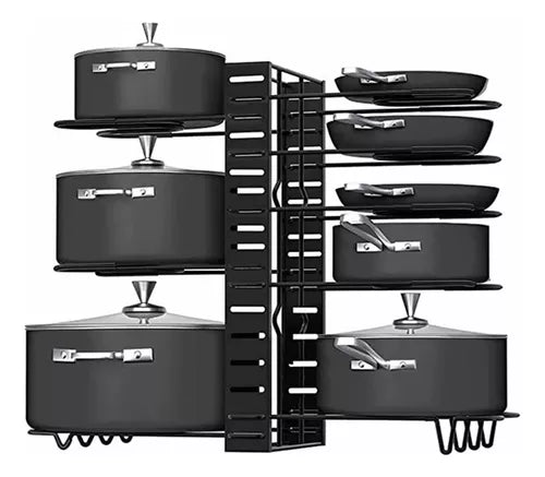 ORDENA OLLAS PLUS® - Organizador de ollas, sartenes y tapas.